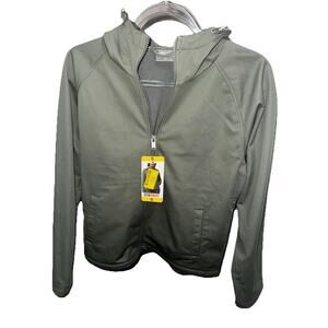 32 Degrees Heat Women’s Green Full Zip Hooded Jacket Size S New With Tags